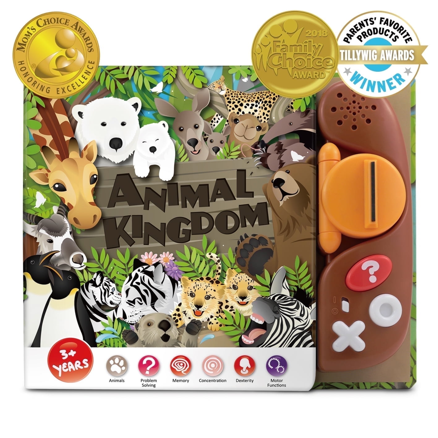 BEST LEARNING Interactive Books with Animal Facts – Fun Educational Reader for Kids Ages 3-8, Perfect Gift Idea