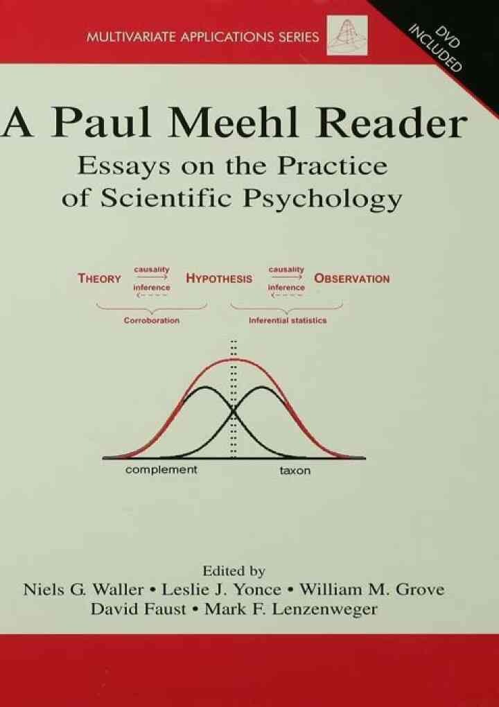 A Paul Meehl Reader: Essays on the Practice of Scientific Psychology eBook
