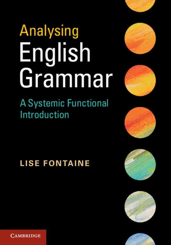 Analysing English Grammar: A Systemic Functional Introduction eBook