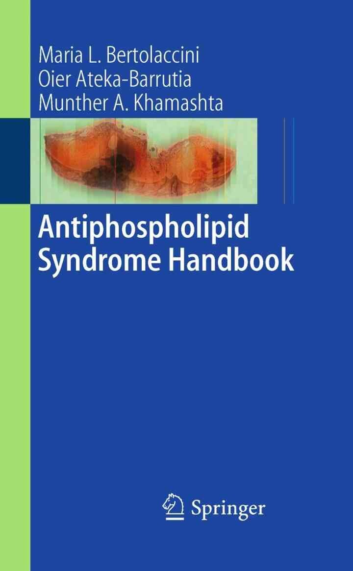 Antiphospholipid Syndrome Handbook eBook
