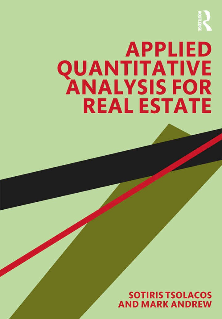 Applied Quantitative Analysis for Real Estate eBook