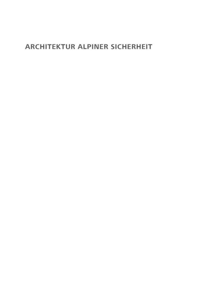 Architektur alpiner Sicherheit: Lawinenverbauung zwischen Technologie und Ästhetik, 1st Edition eBook