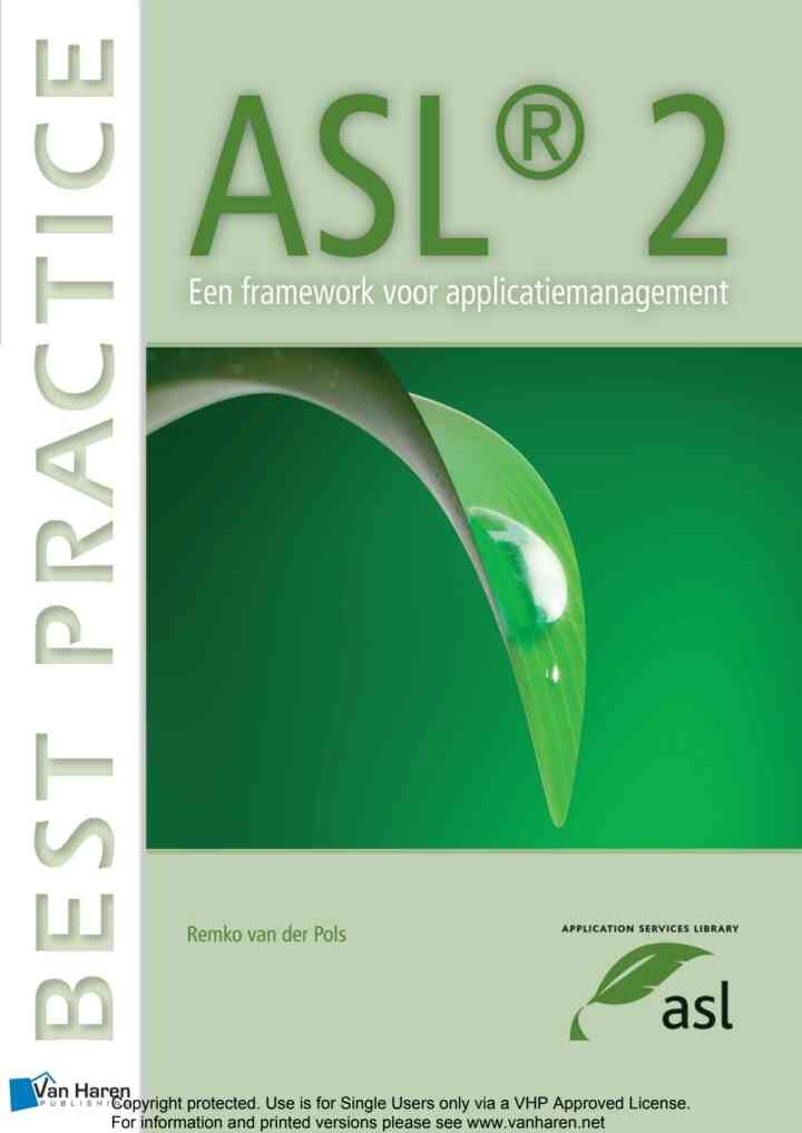 ASL® 2 - Een framework voor applicatiemanagement, 1st Edition eBook