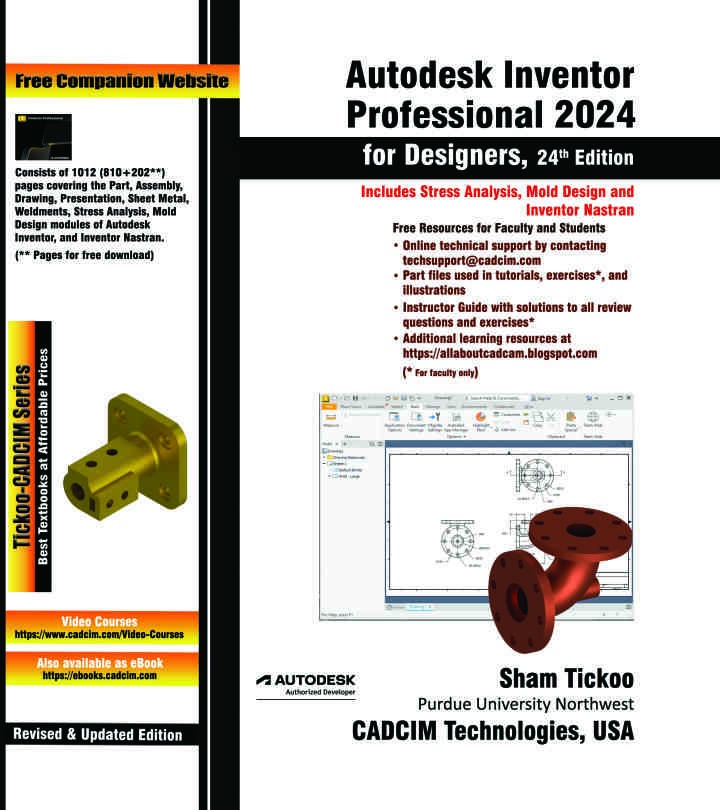 Autodesk Inventor Professional 2024 for DesignersNewer Edition Available, 24th Edition eBook