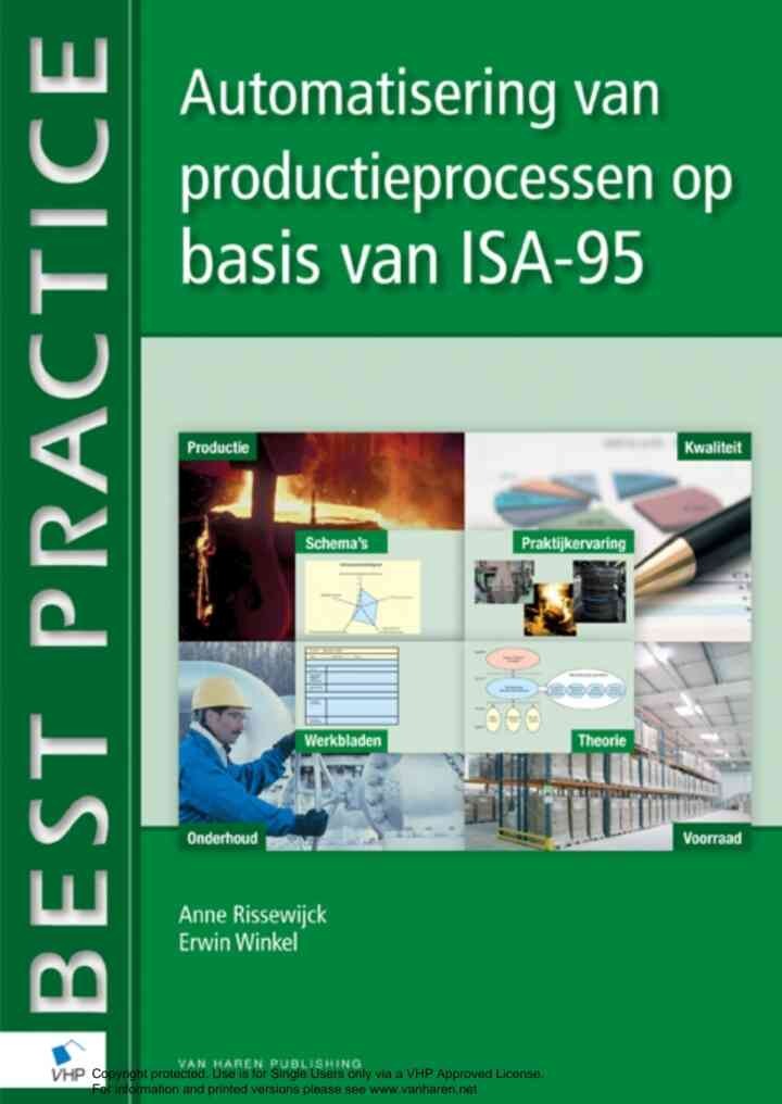 Automatisering van productieprocessen op basis van ISA-95, 1st Edition eBook