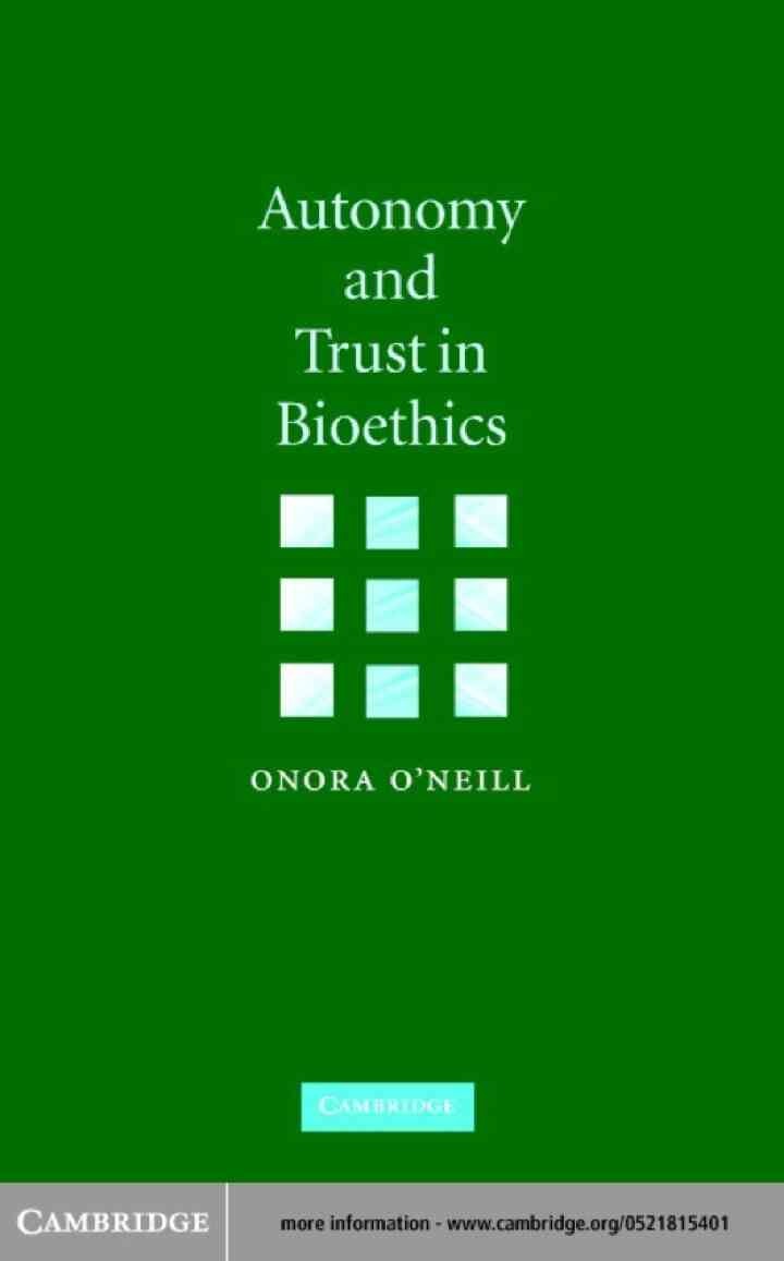 Autonomy and Trust in Bioethics, 1st Edition eBook