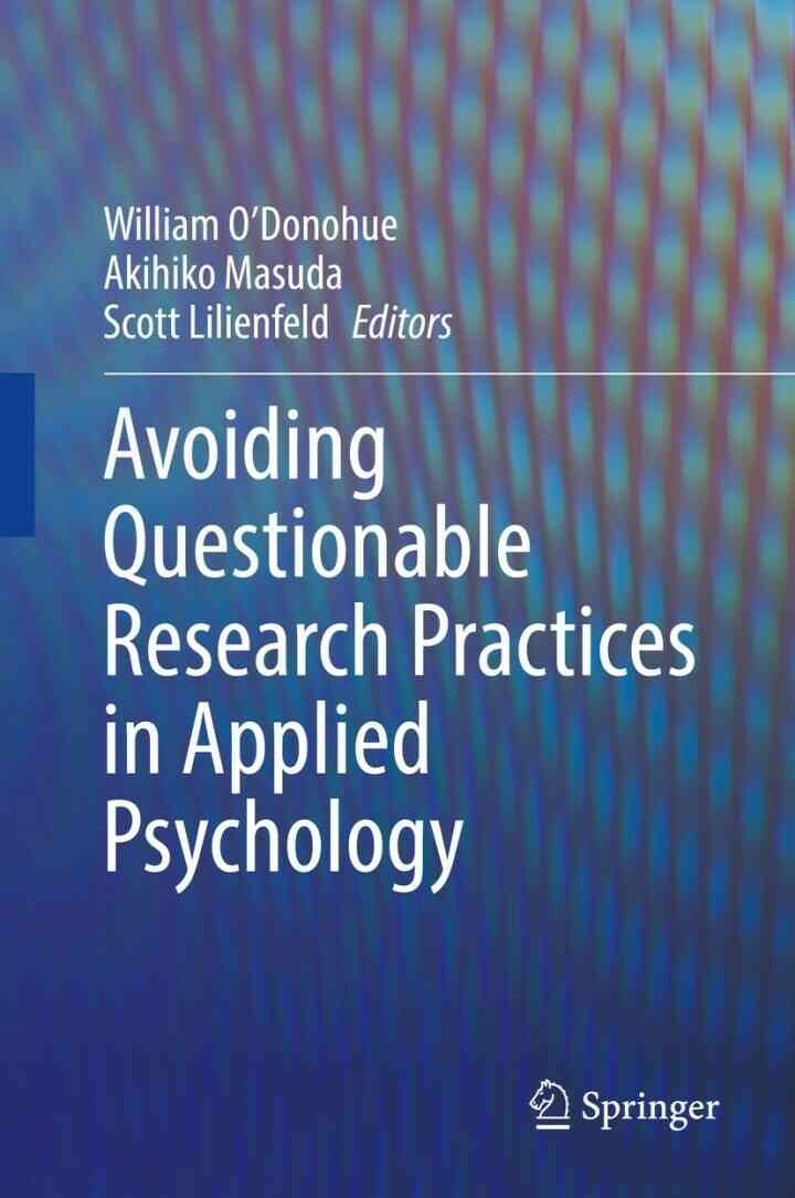 Avoiding Questionable Research Practices in Applied Psychology eBook