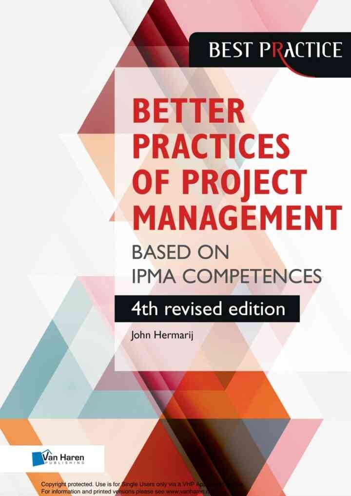 Better Practices of Project Management Based on IPMA competences – 4th revised edition, 1st Edition eBook