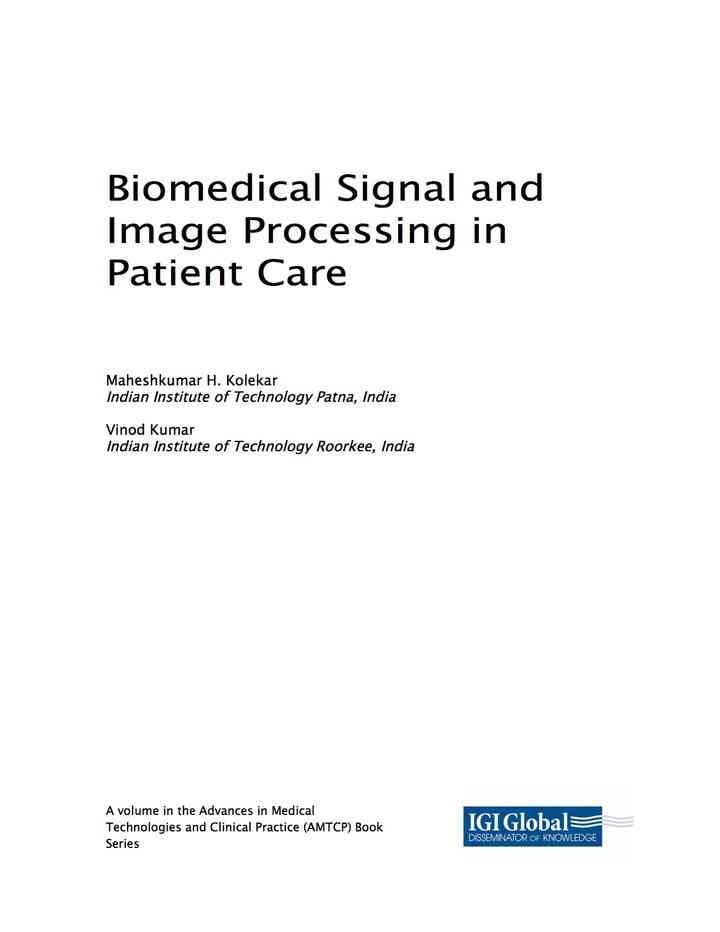 Biomedical Signal and Image Processing in Patient Care eBook
