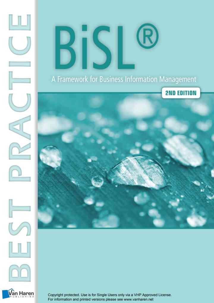 BiSL® - A Framework for Business Information Management - 2nd edition, 2nd Edition eBook