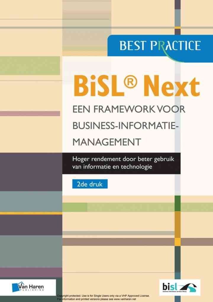 BiSL® Next – Een framework voor Business-informatiemanagement 2de druk, 1st Edition eBook