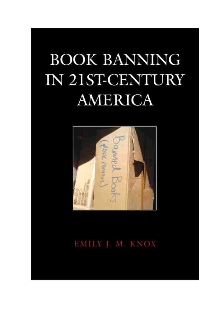 Book Banning in 21st-Century America eBook