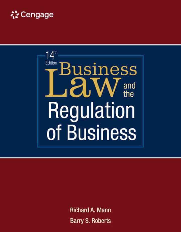 Business Law and the Regulation of Business, 14th Edition eBook