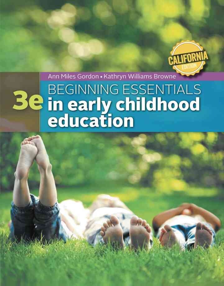 California Edition Beginning Essentials in Early Childhood Education, 3rd Edition eBook