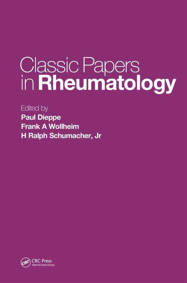 Classic Papers in Rheumatology, 1st Edition eBook
