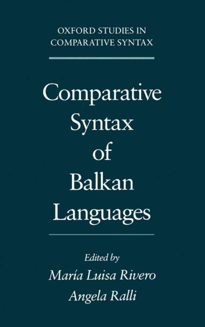 Comparative Syntax of the Balkan Languages eBook