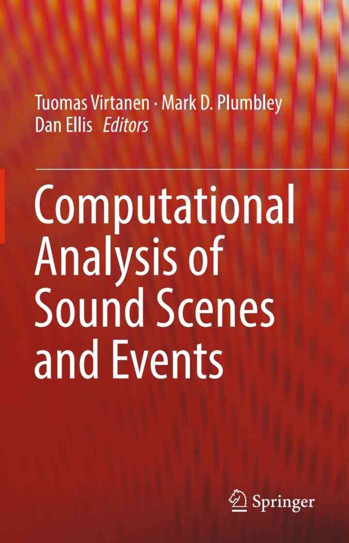 Computational Analysis of Sound Scenes and Events eBook
