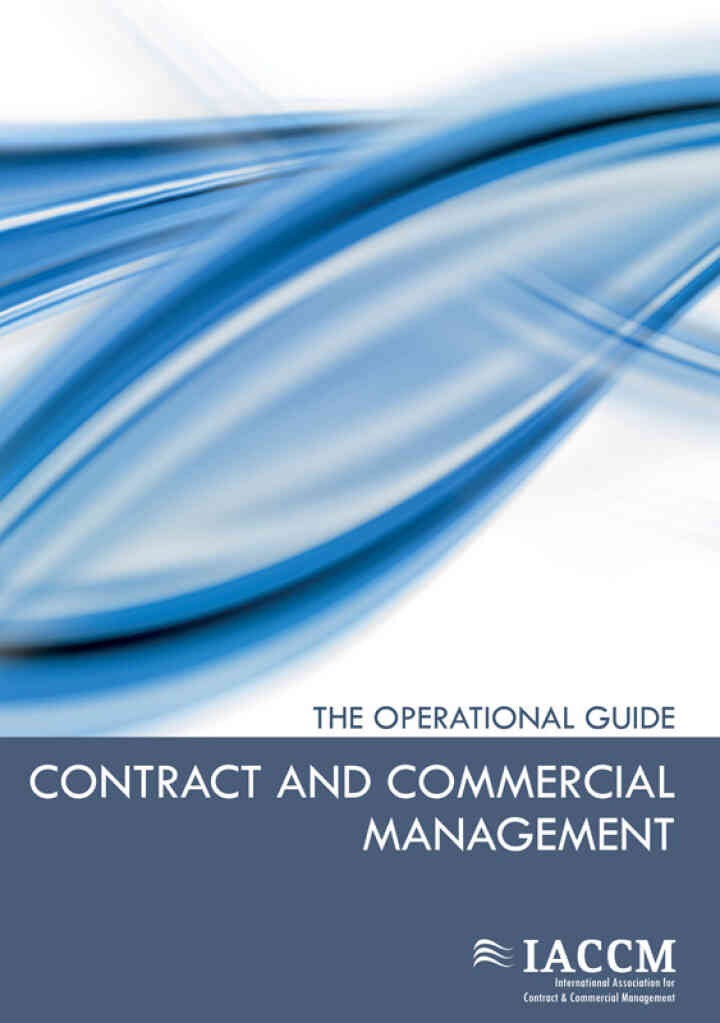Contract and Commercial Management - The Operational Guide, 1st Edition eBook