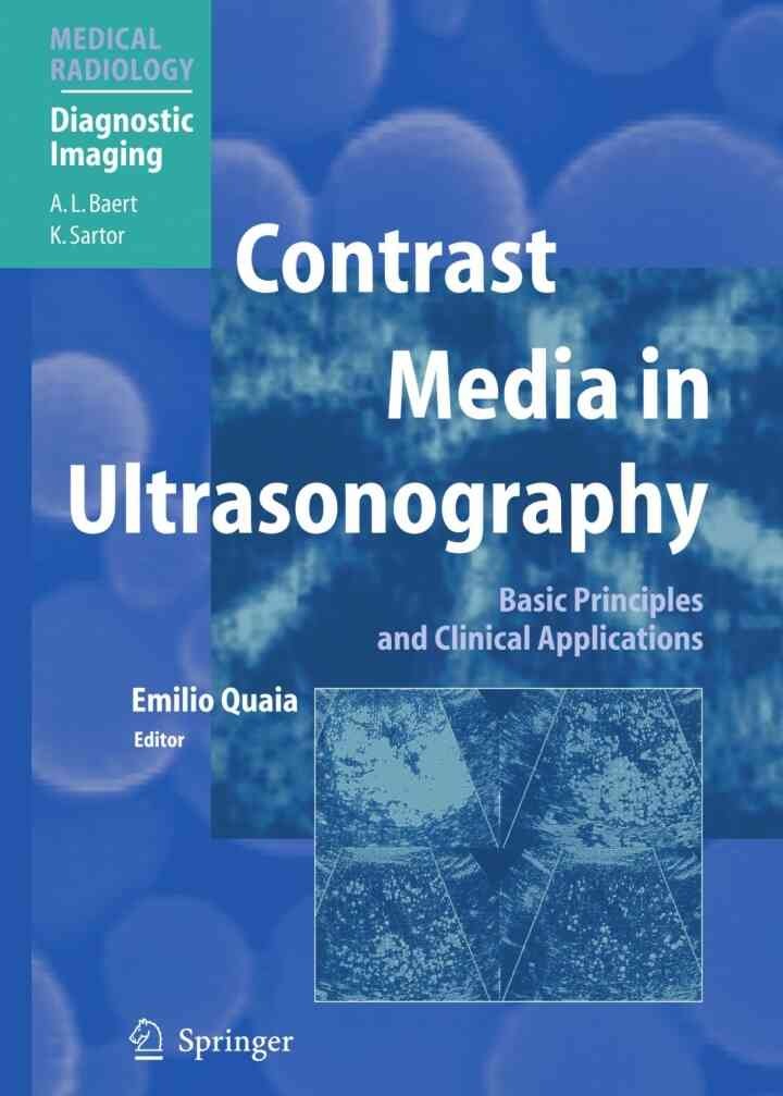Contrast Media in Ultrasonography: Basic Principles and Clinical Applications eBook