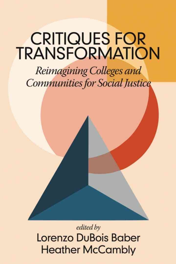 Critiques for Transformation: Reimagining Colleges and Communities for Social Justice eBook