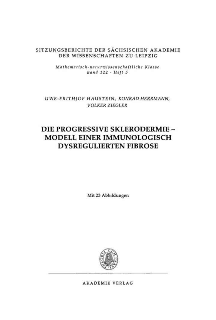 Die progressive Sklerodermie – Modell einer immunologisch dysregulierten Fibrose, 1st Edition eBook