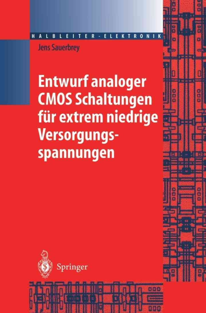 Entwurf analoger CMOS Schaltungen für extrem niedrige Versorgungsspannungen eBook