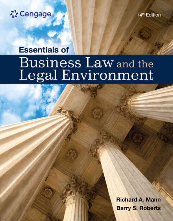 Essentials of Business Law and the Legal Environment, 14th Edition eBook