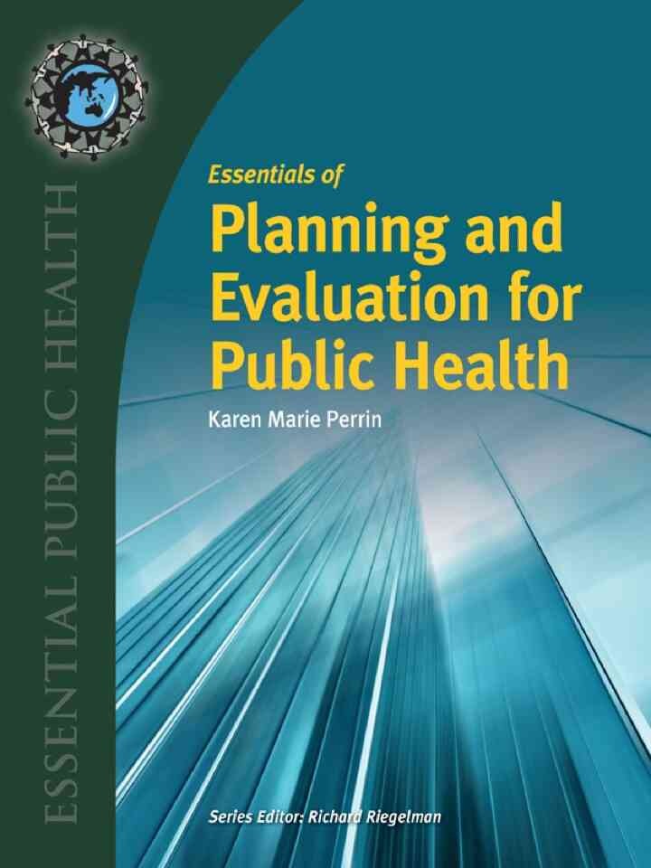 Essentials of Planning and Evaluation for Public Health, 1st Edition eBook