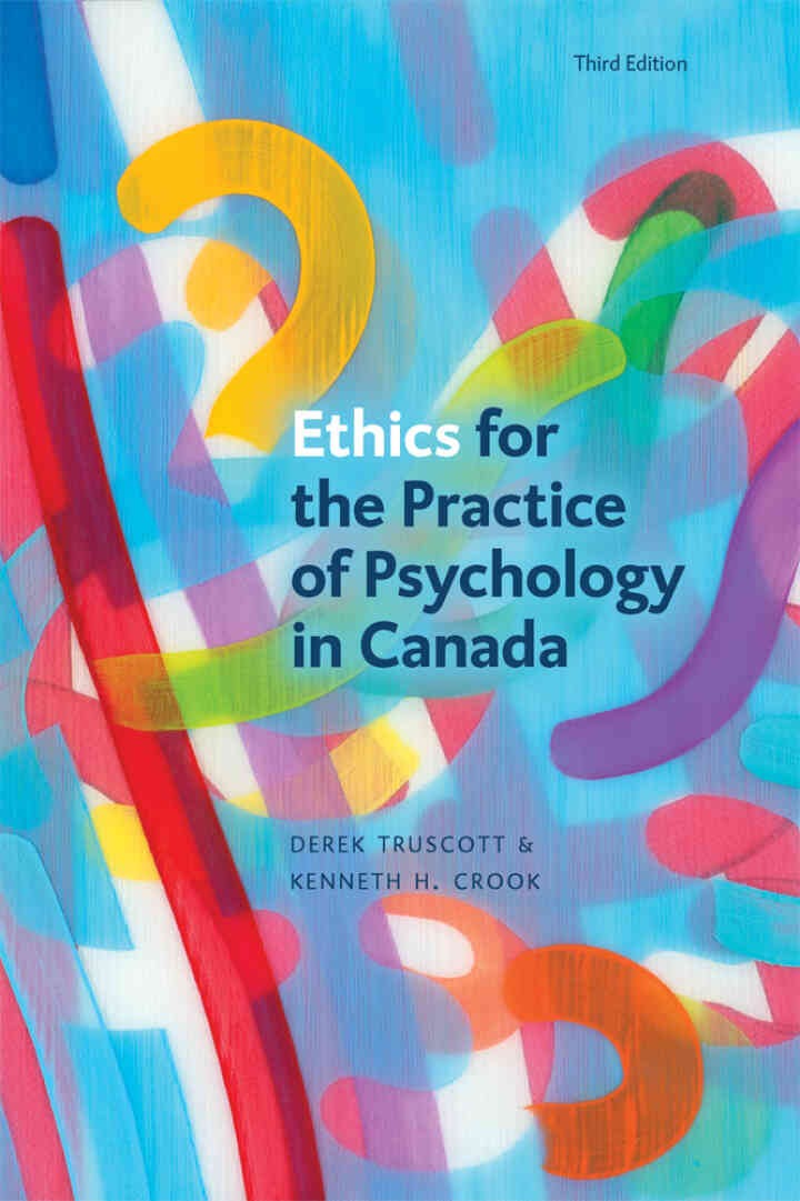 Ethics for the Practice of Psychology in Canada, 3rd Edition eBook