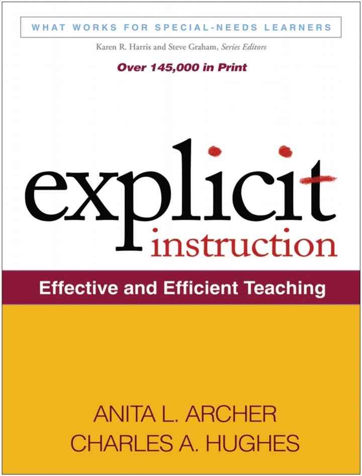 Explicit Instruction: Effective and Efficient Teaching eBook