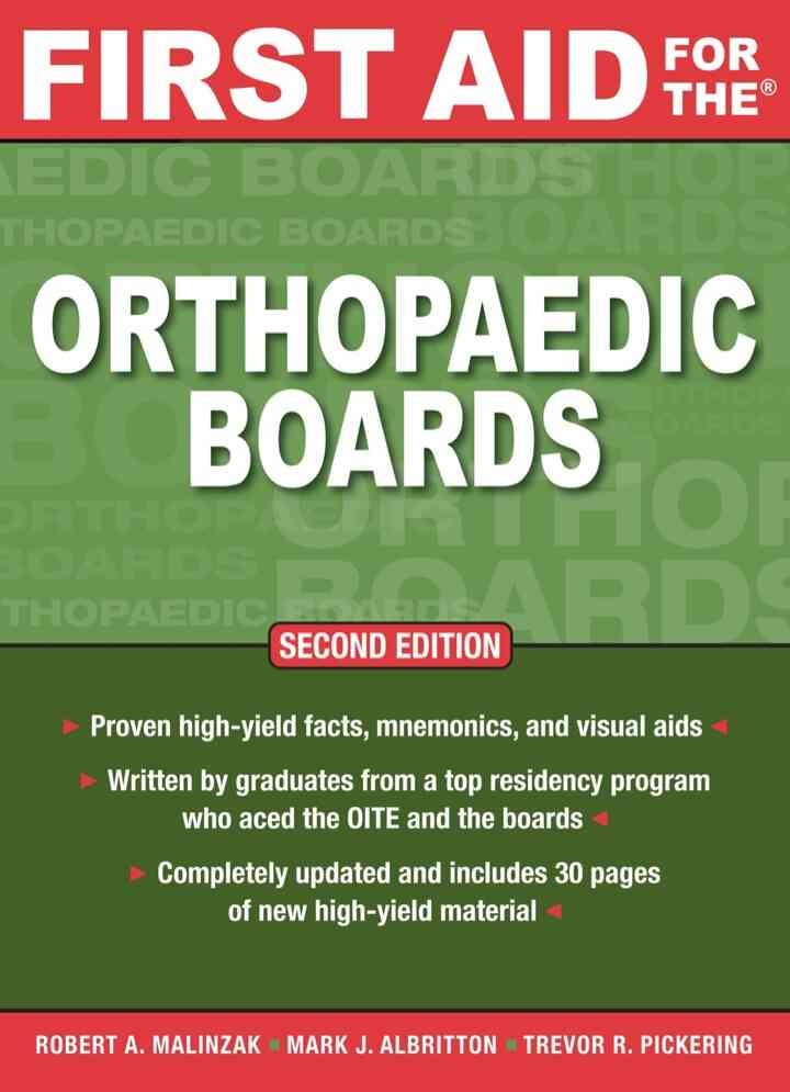 First Aid for the Orthopaedic Boards, 2nd Edition eBook