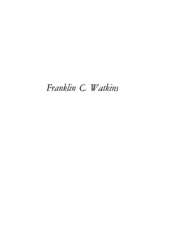 Franklin C. Watkins: Portrait of a Painter eBook