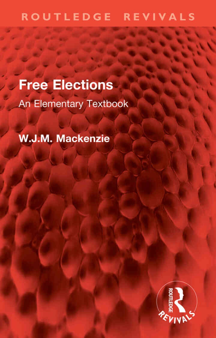 Free Elections: An Elementary Textbook, 1st Edition eBook