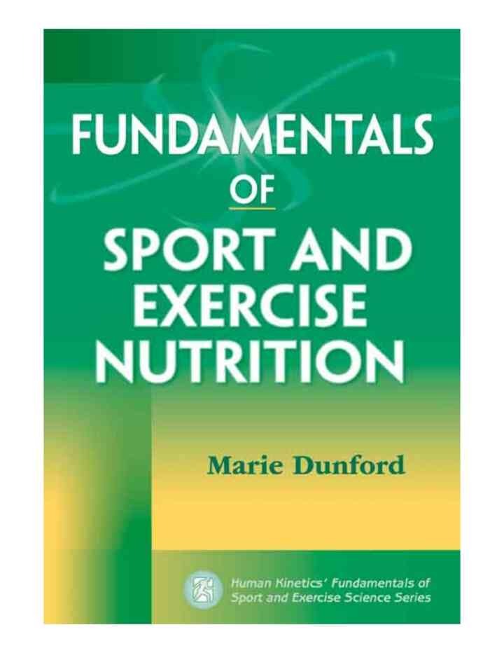 Fundamentals of Sport and Exercise Nutrition eBook