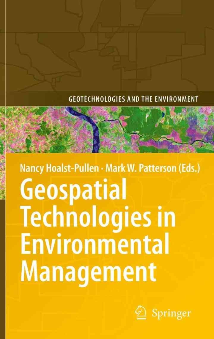 Geospatial Technologies in Environmental Management, 1st Edition eBook