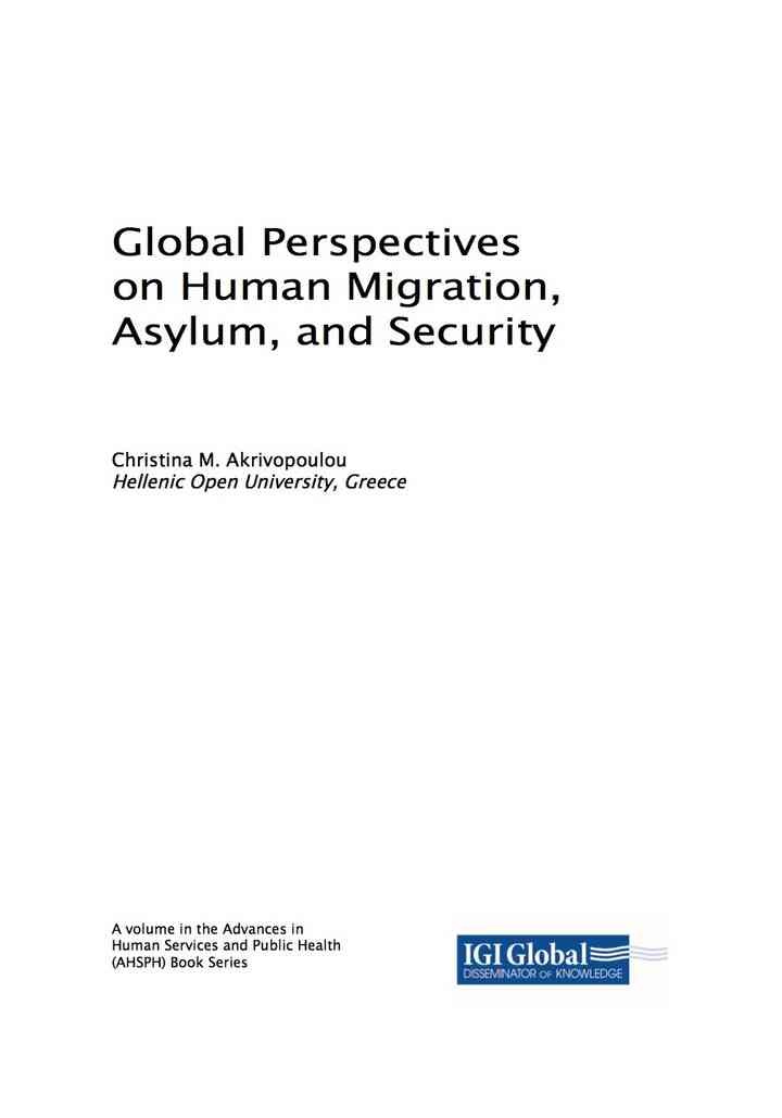 Global Perspectives on Human Migration, Asylum, and Security eBook