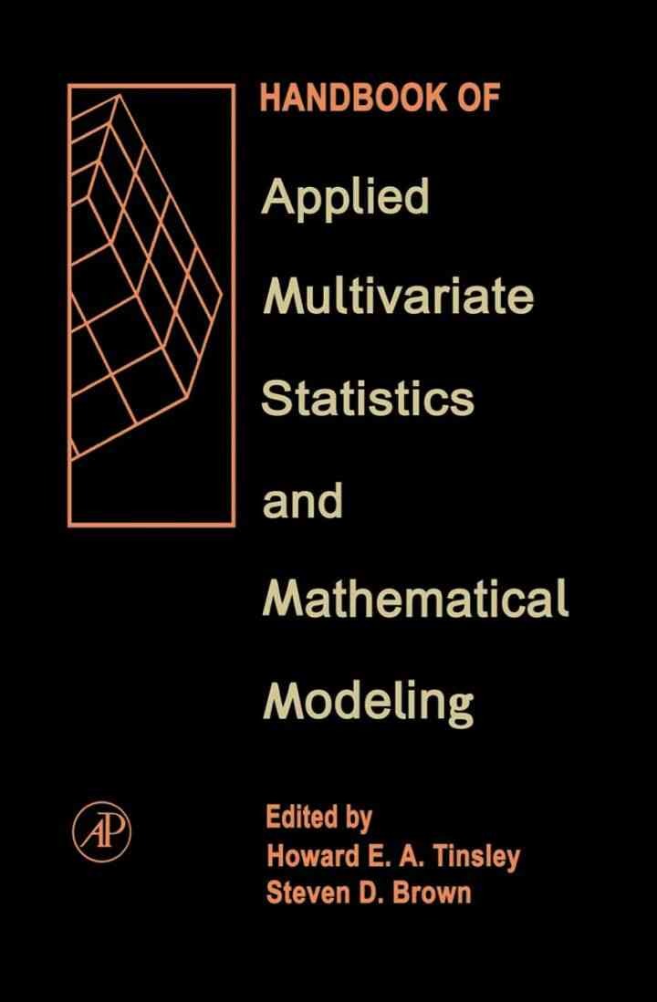 Handbook of Applied Multivariate Statistics and Mathematical Modeling eBook