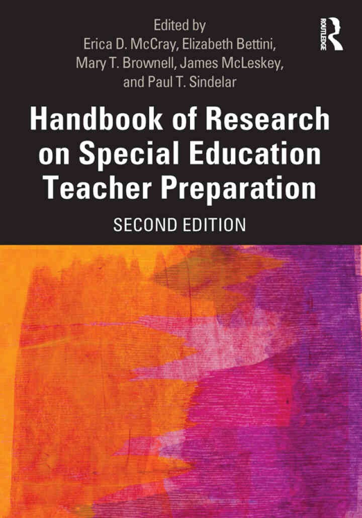 Handbook of Research on Special Education Teacher Preparation, 2nd Edition eBook