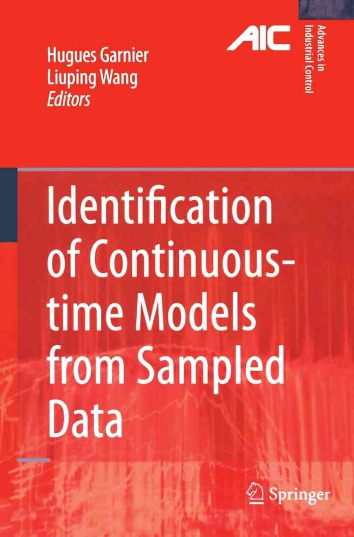 Identification of Continuous-time Models from Sampled Data, 1st Edition eBook