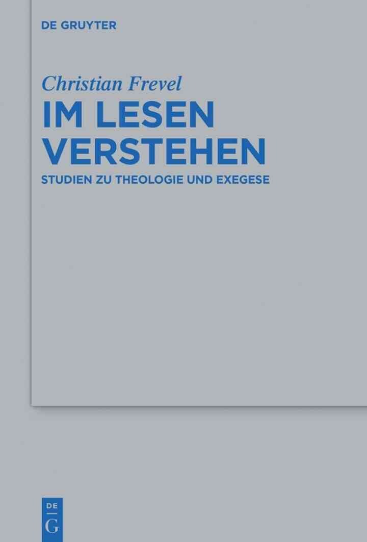 Im Lesen verstehen: Studien zu Theologie und Exegese, 1st Edition eBook