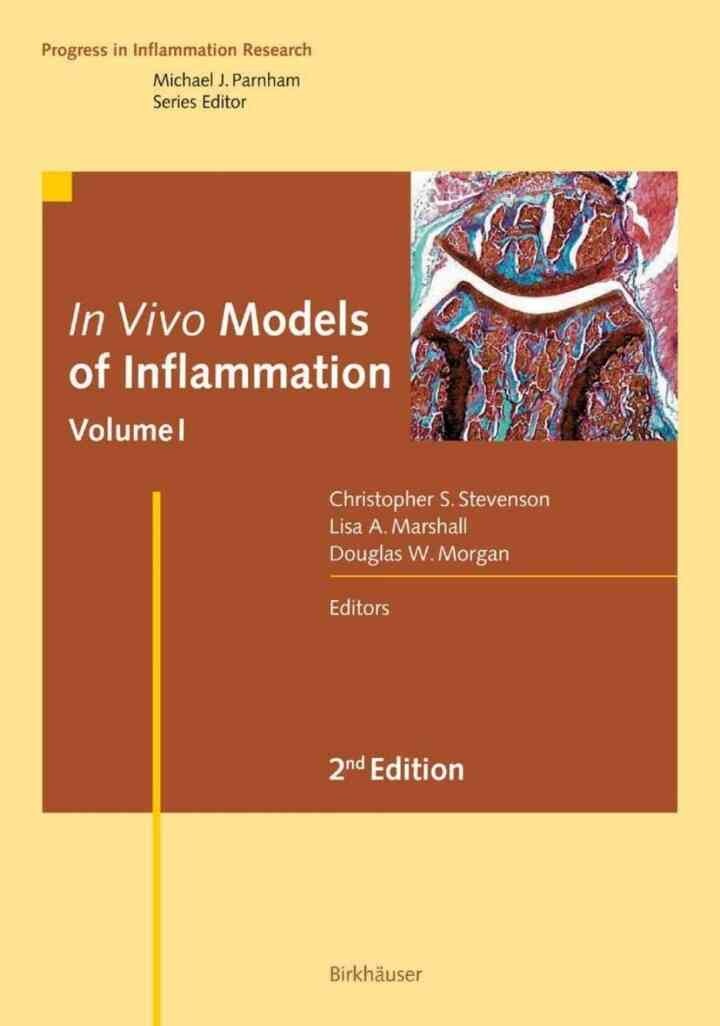 In Vivo Models of Inflammation: Volume 1, 2nd Edition eBook
