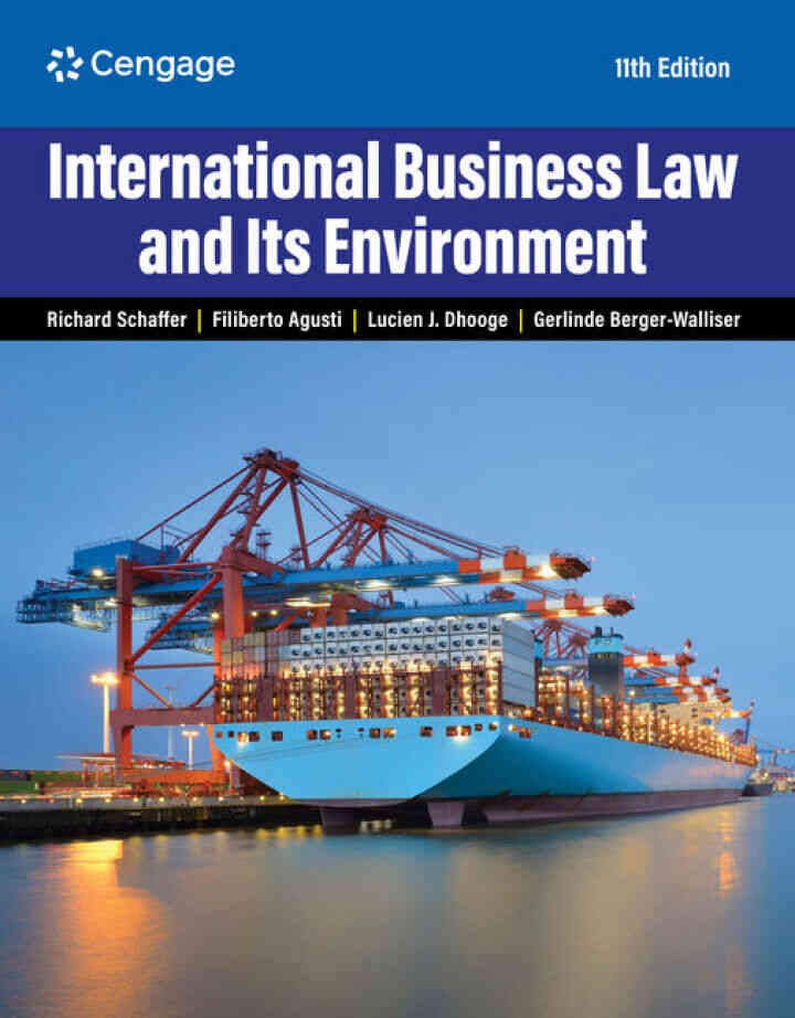International Business Law and Its Environment, 11th Edition eBook