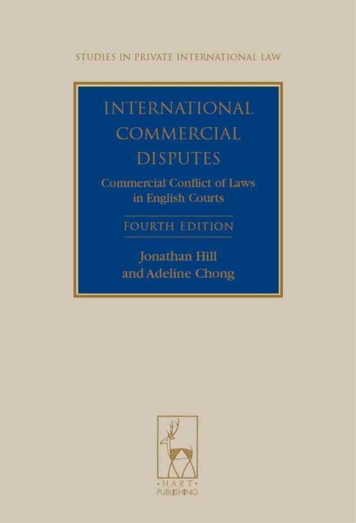International Commercial Disputes: Commercial Conflict of Laws in English Courts eBook