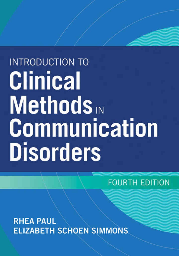 Introduction to Clinical Methods in Communication Disorders, 4th Edition eBook