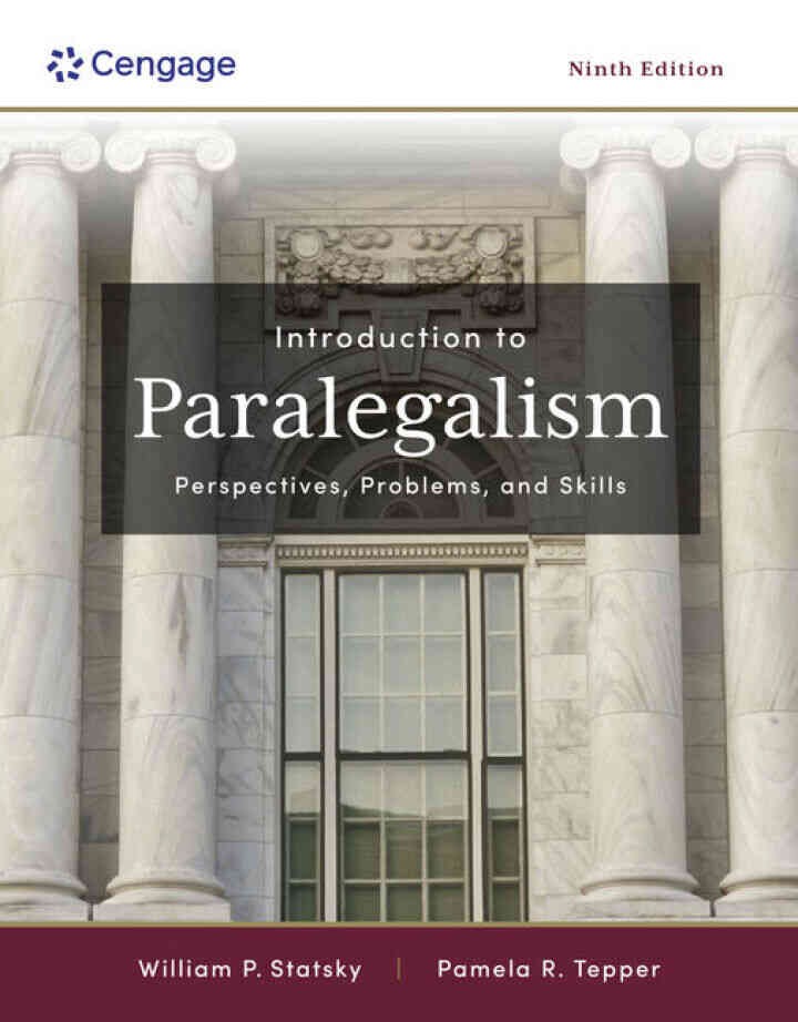 Introduction to Paralegalism: Perspectives, Problems and Skills, 9th Edition eBook