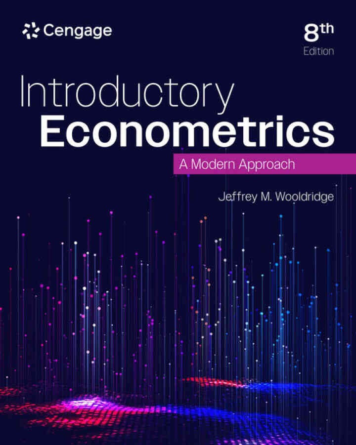 Introductory Econometrics: A Modern Approach, 8th Edition eBook