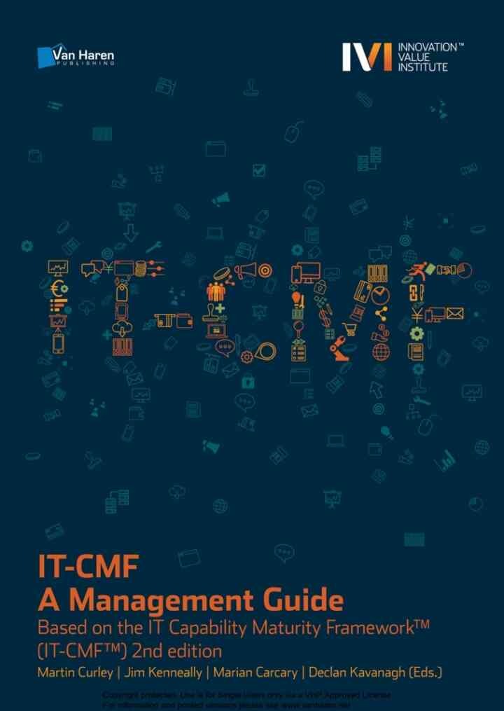 IT-CMF – A Management Guide - Based on the IT Capability Maturity Framework™ (IT-CMF™) 2nd edition, 1st Edition eBook