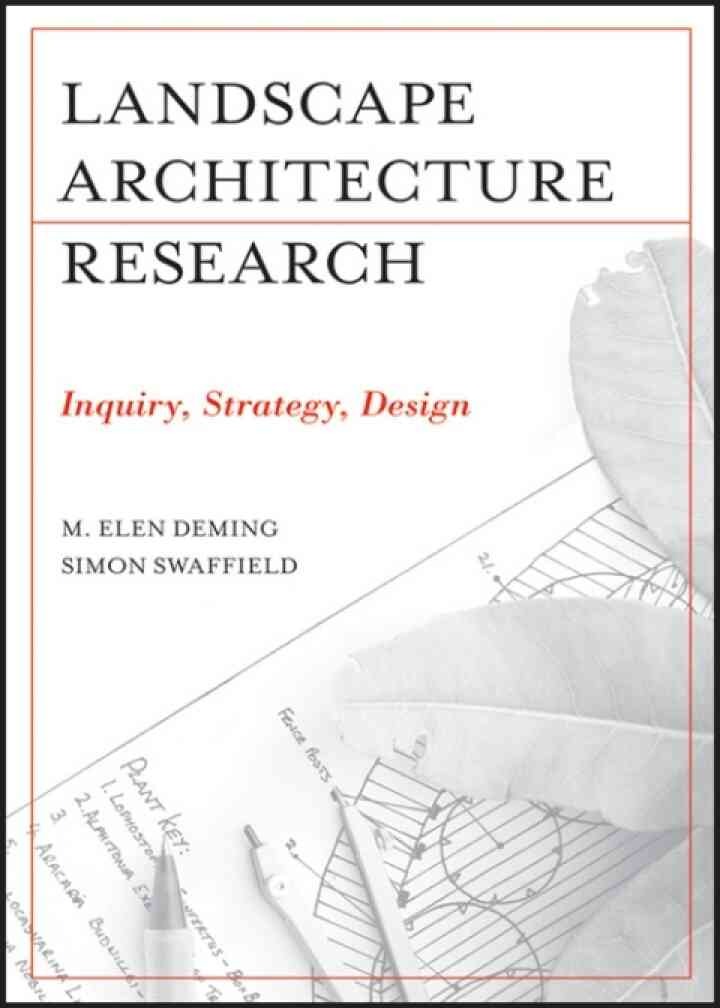 Landscape Architectural Research: Inquiry, Strategy, Design, 1st Edition eBook