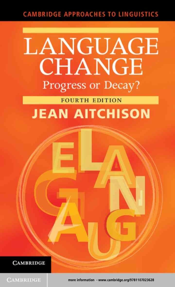 Language Change: Progress or Decay? eBook