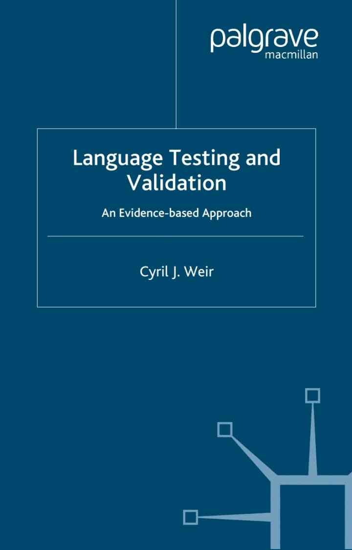 Language Testing and Validation: An Evidence-Based Approach eBook